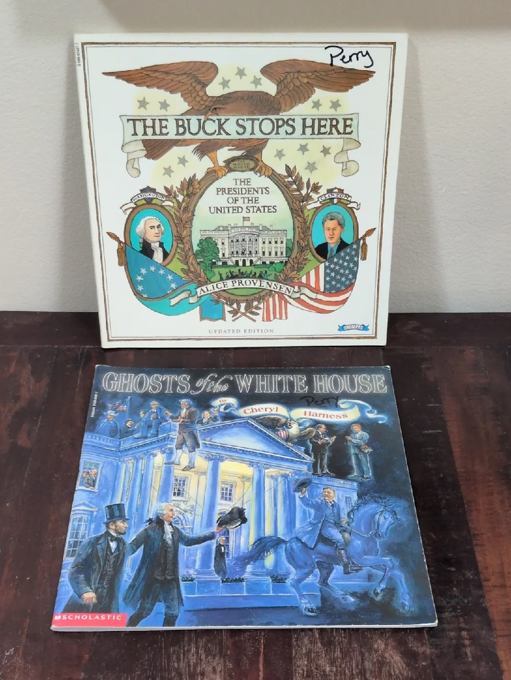 Scholastic Vintage Presidential Picture Book Non Fiction Lot of 10 Books - Used
